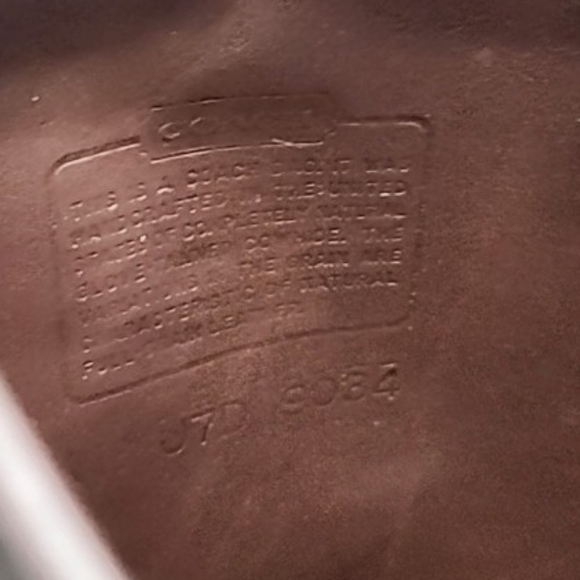 Coach Ergo Flap, No. 9034, 1998, Shoulder Bag In Mahogany Brown. - Picture 14 of 15